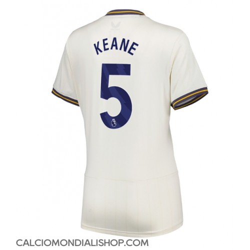 Maglie da calcio Everton Michael Keane #5 Terza Maglia Femminile 2024-25 Manica Corta